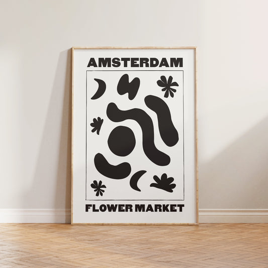 Flower Market Amsterdam Print