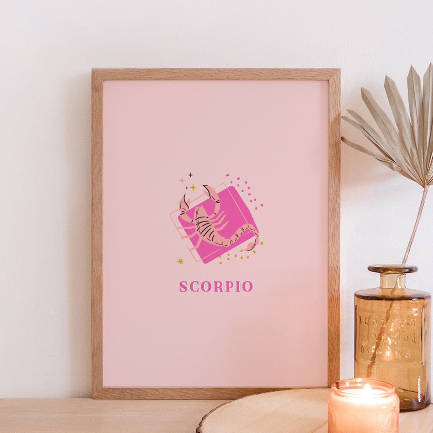 Scorpio Pink Print