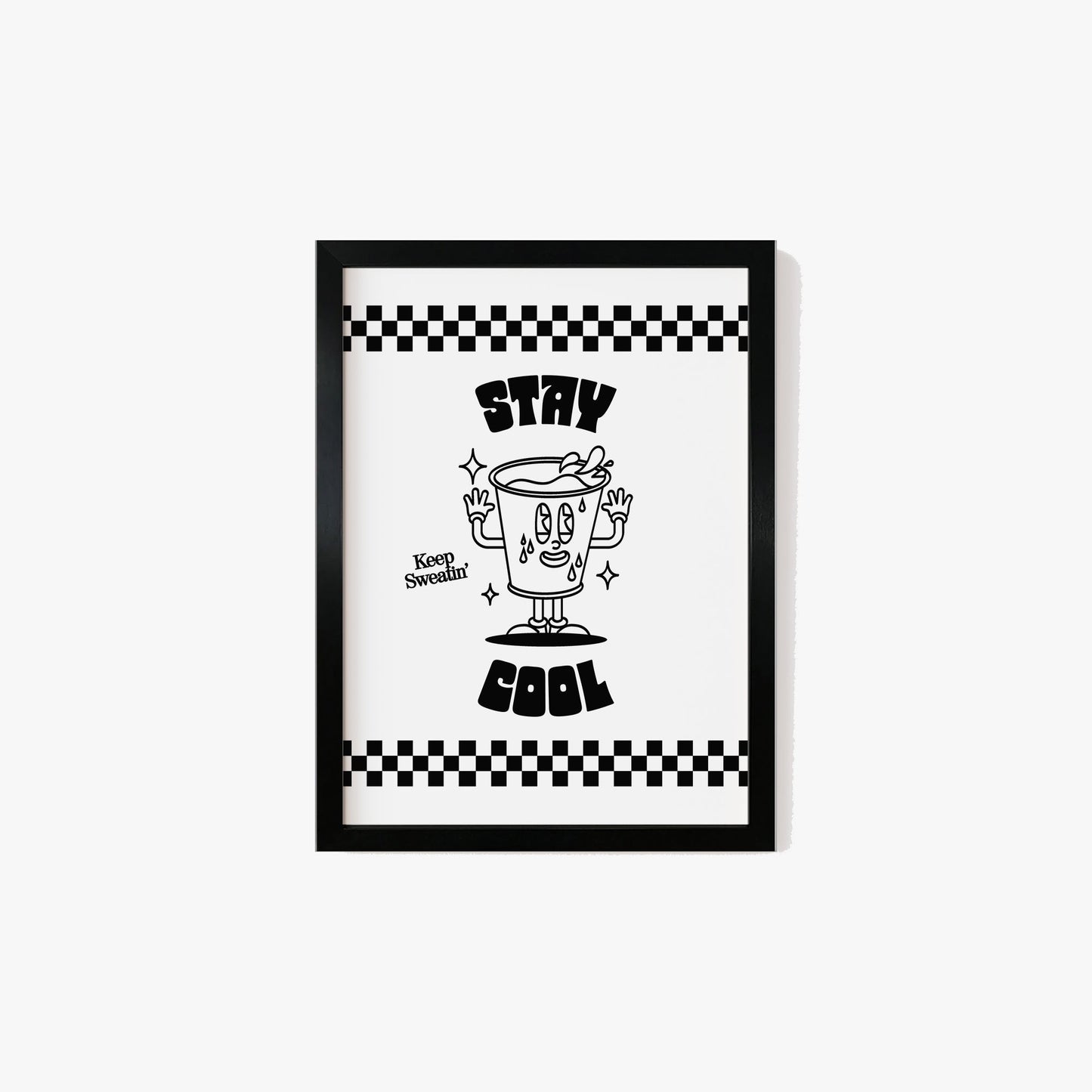 Retro Stay Cool Print