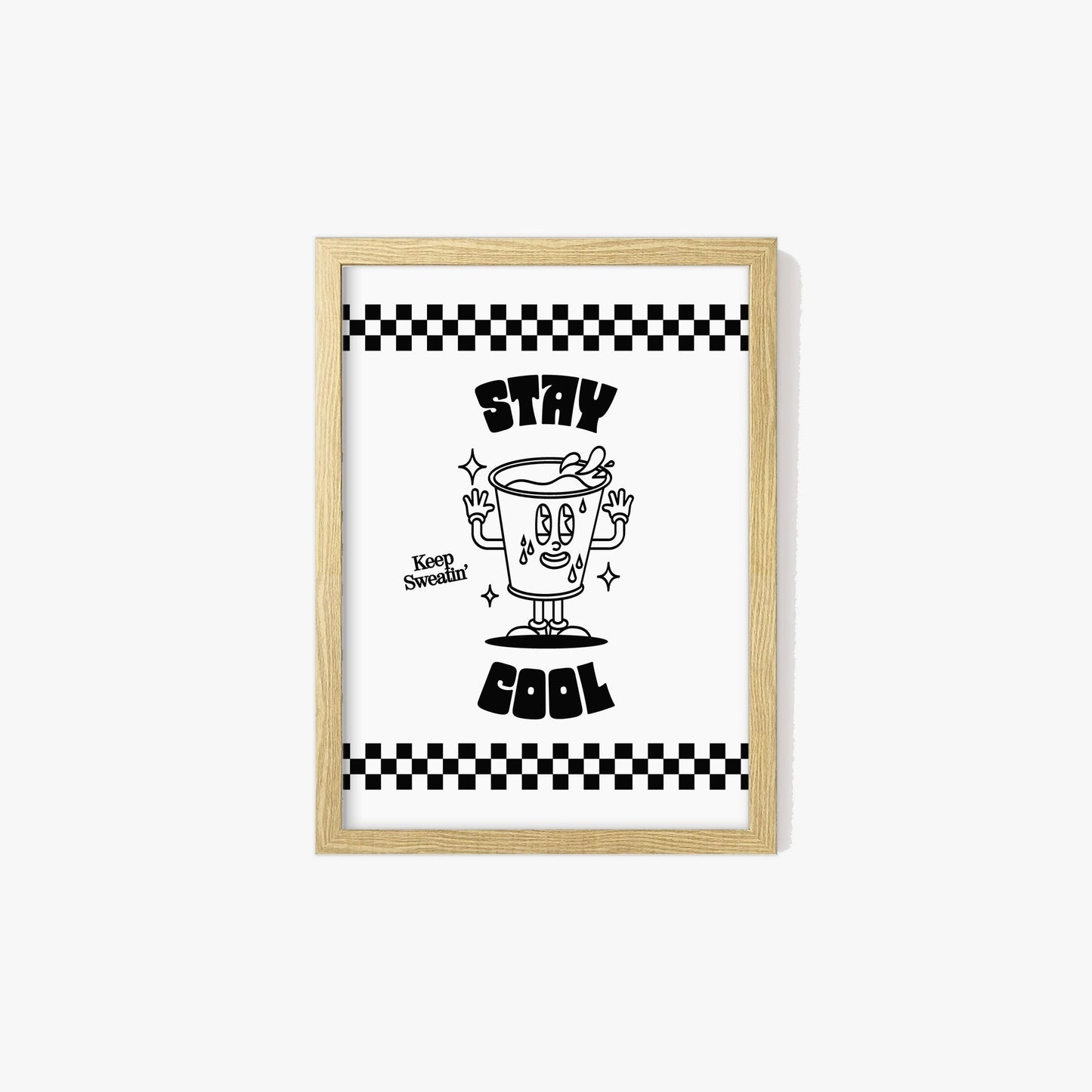 Retro Stay Cool Print