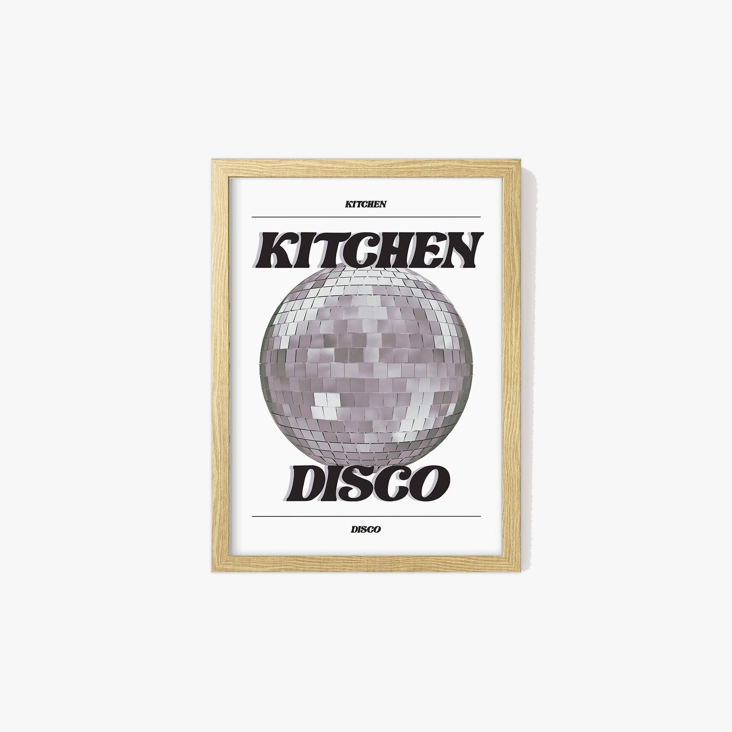 Kitchen Disco Retro Print