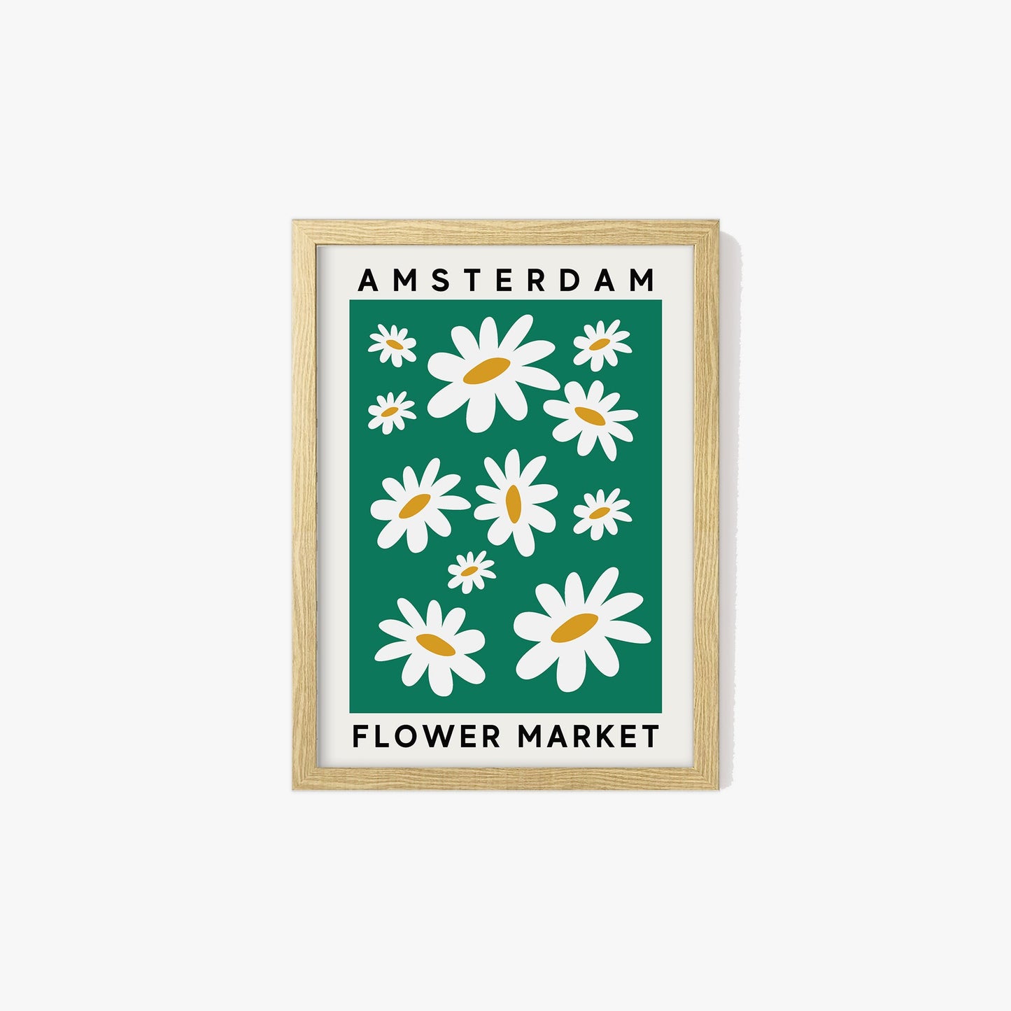 Amsterdam Daisy Flower Market Print