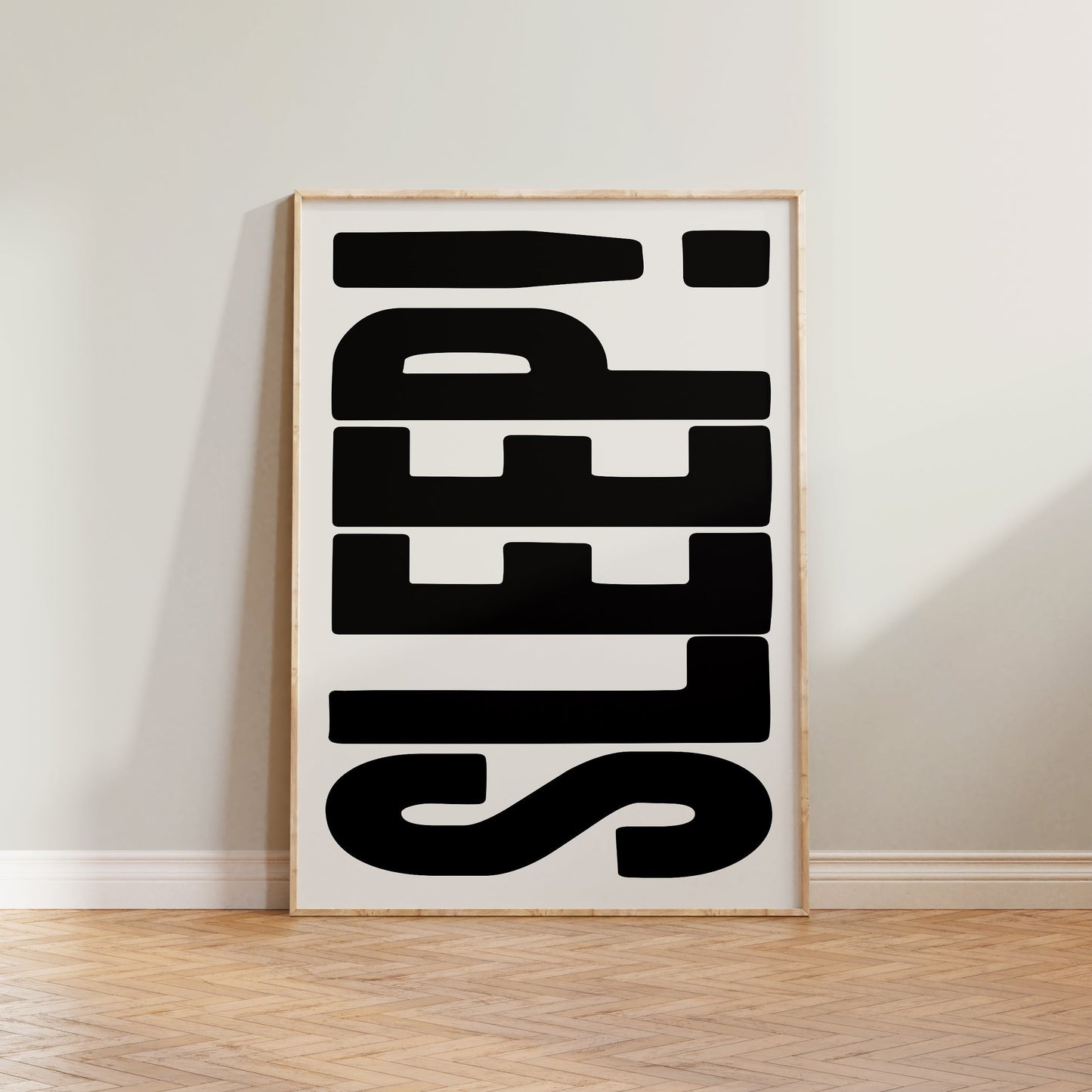 Sleep Bold Print