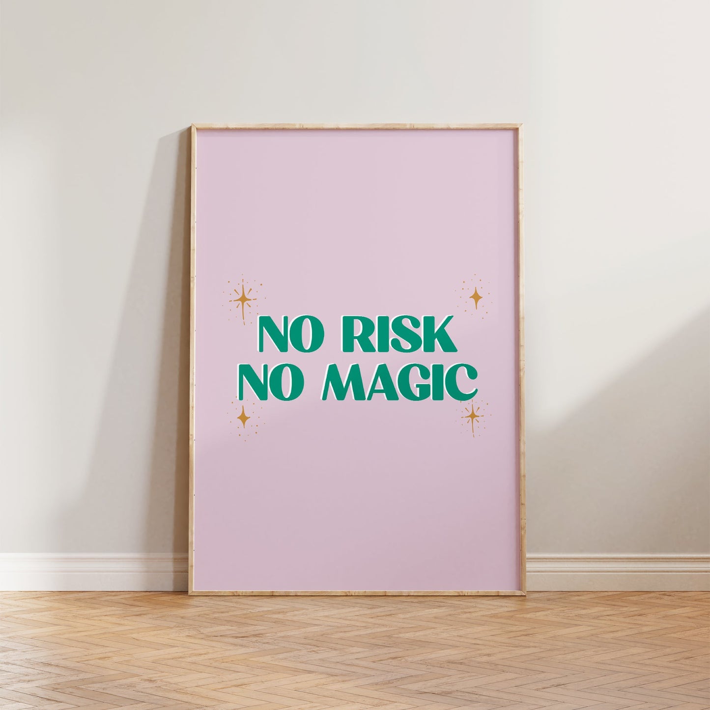 No Risk No Magic Print