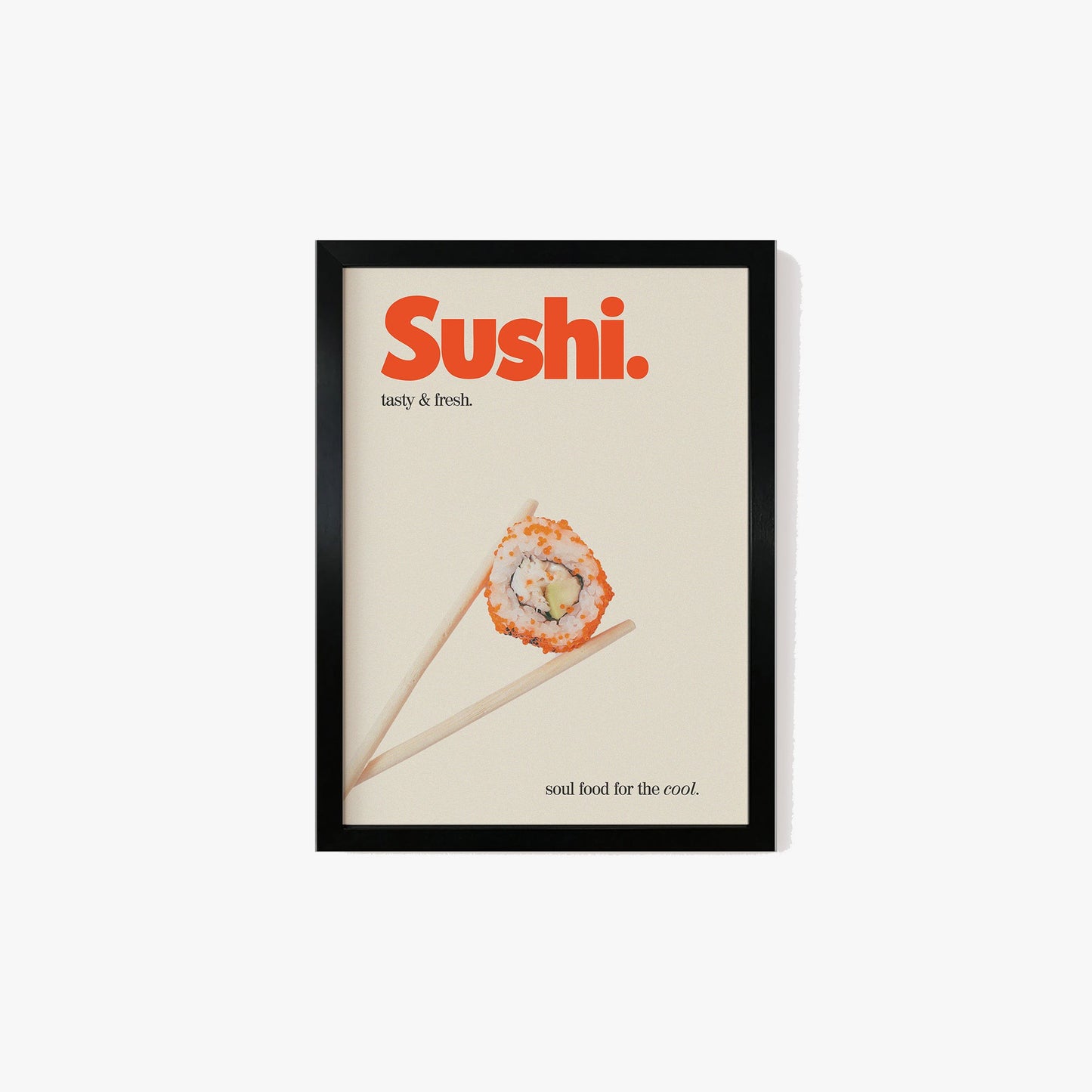 Retro Sushi Print