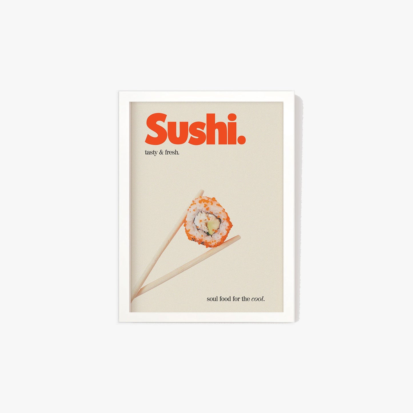 Retro Sushi Print