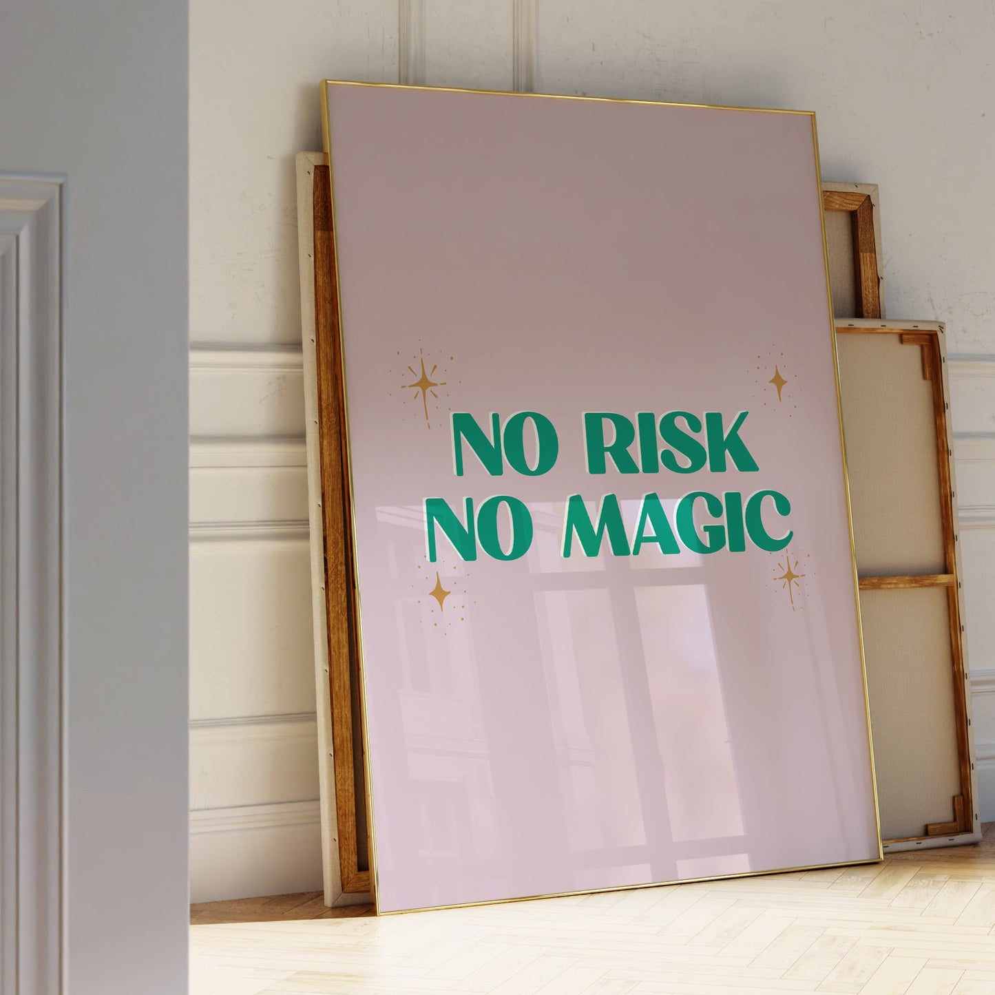 No Risk No Magic Print