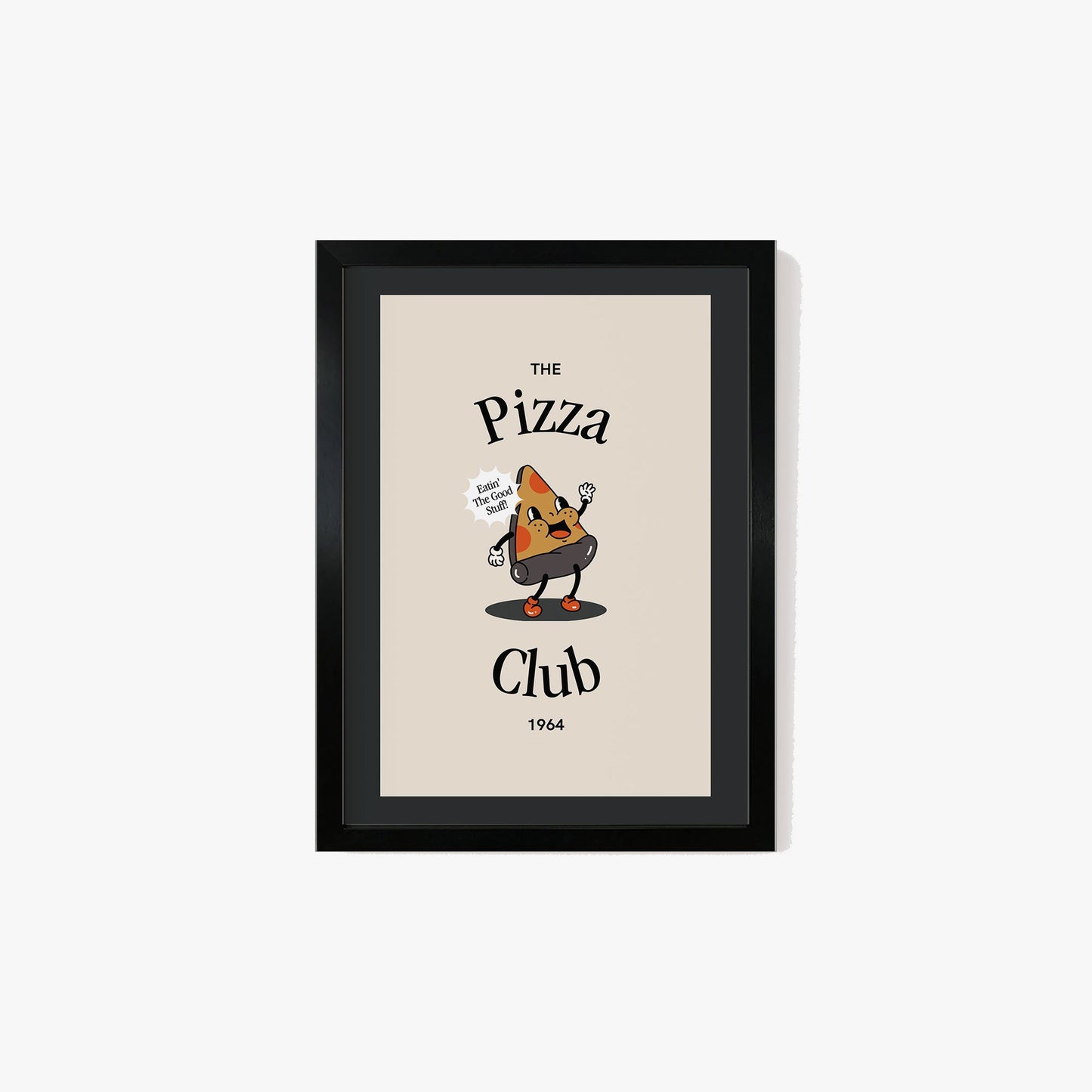 Retro Pizza Club Print