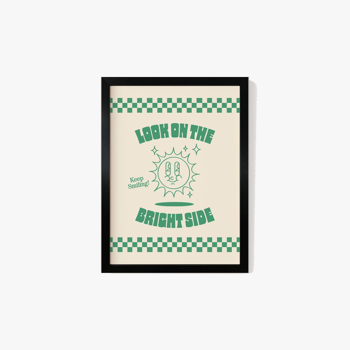 Retro Look On The Bright Side Print