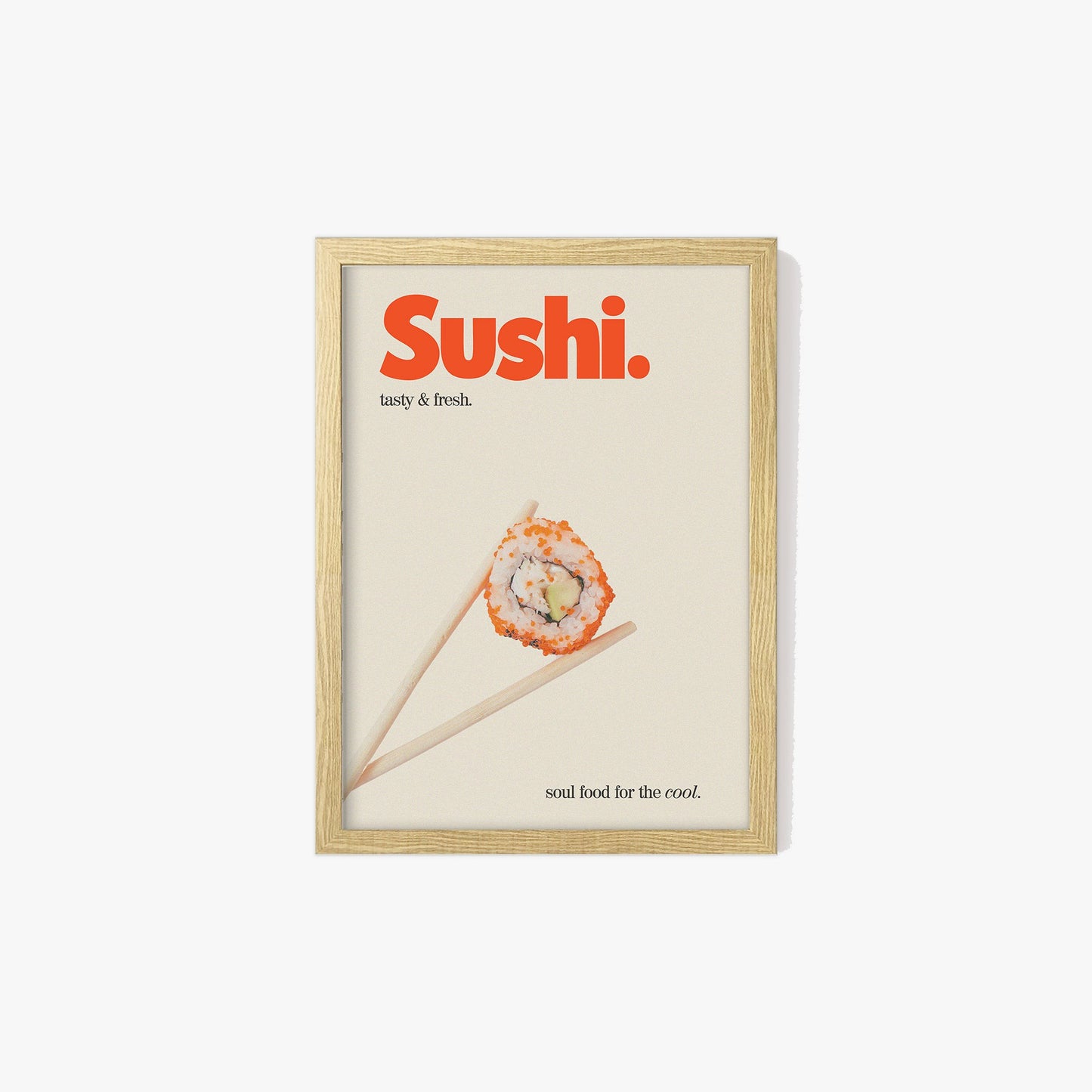 Retro Sushi Print