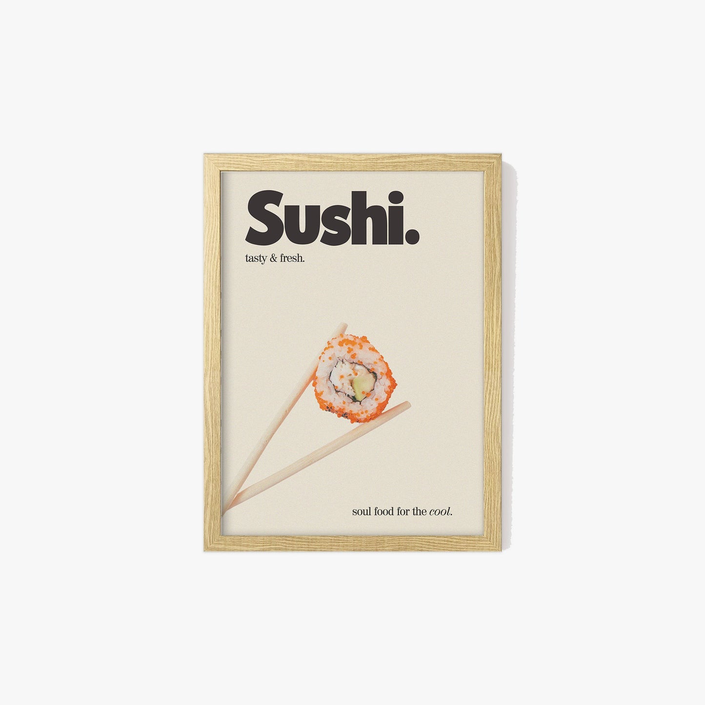 Retro Sushi Print