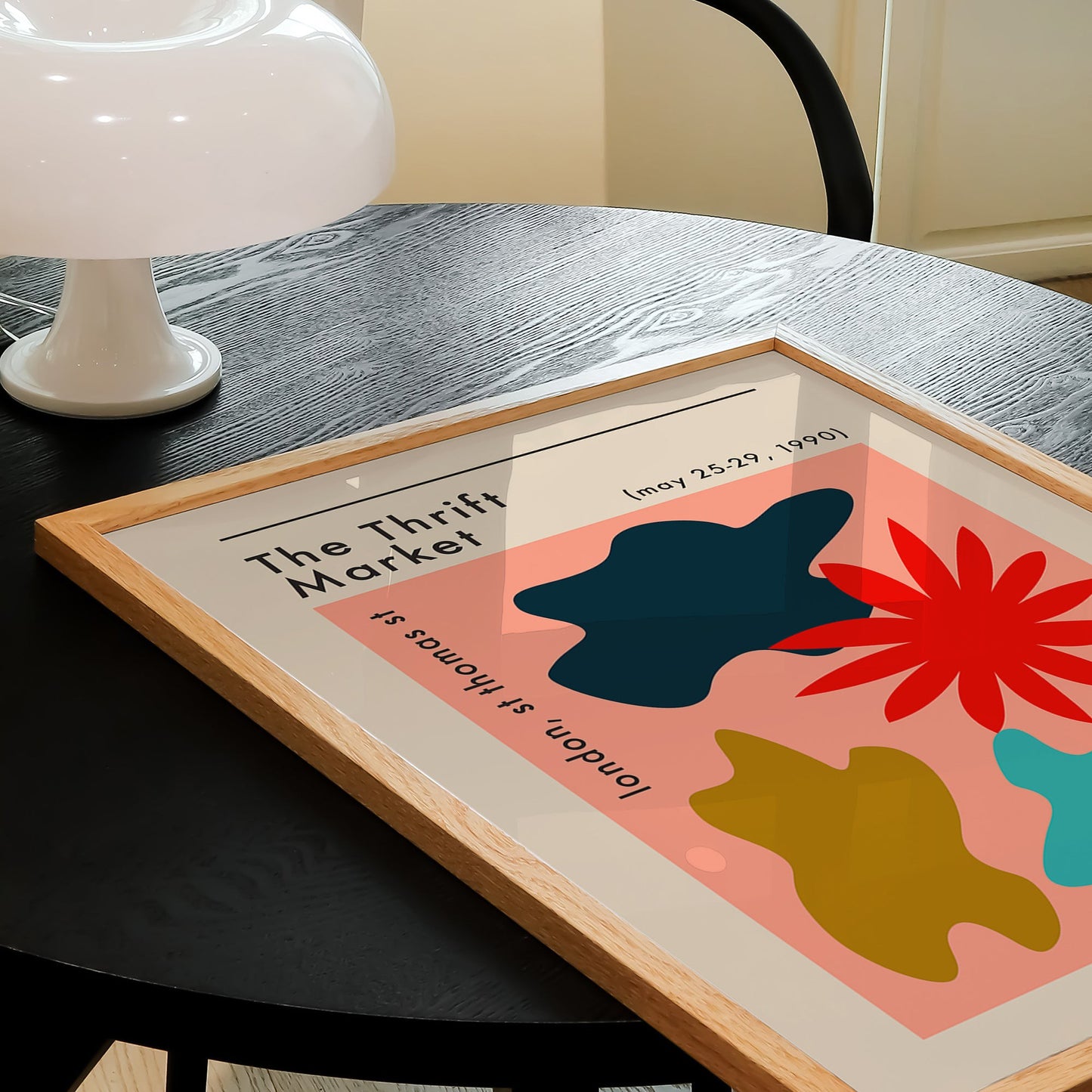 Retro Thrift Market Print