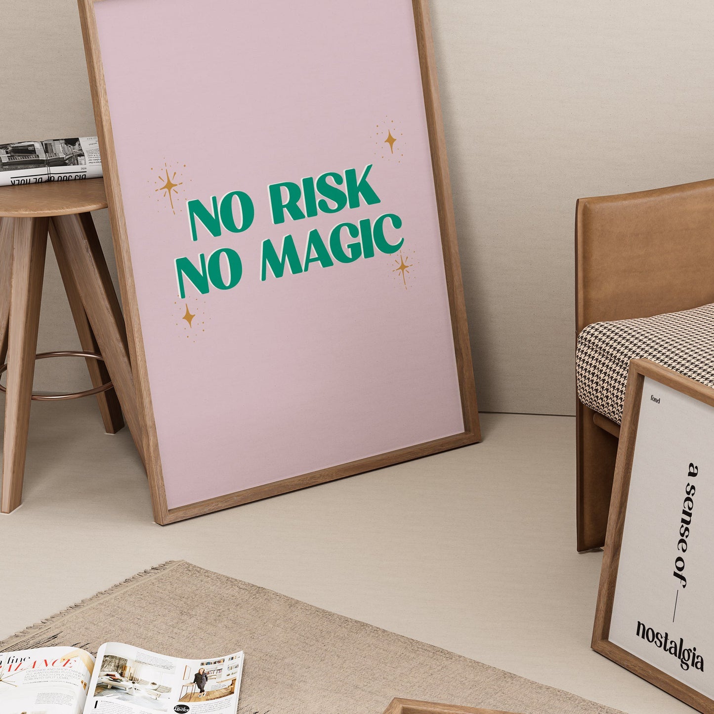 No Risk No Magic Print