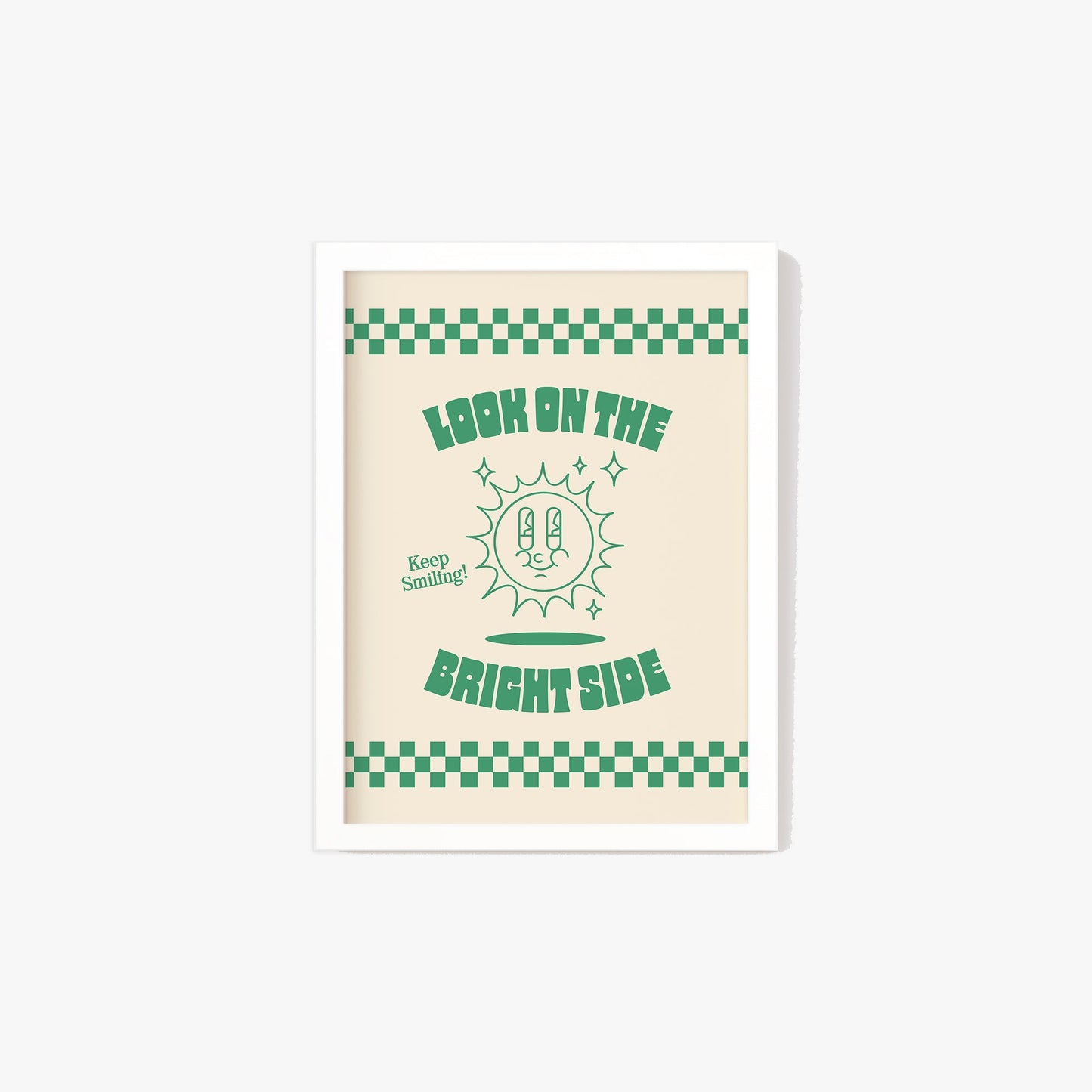 Retro Look On The Bright Side Print