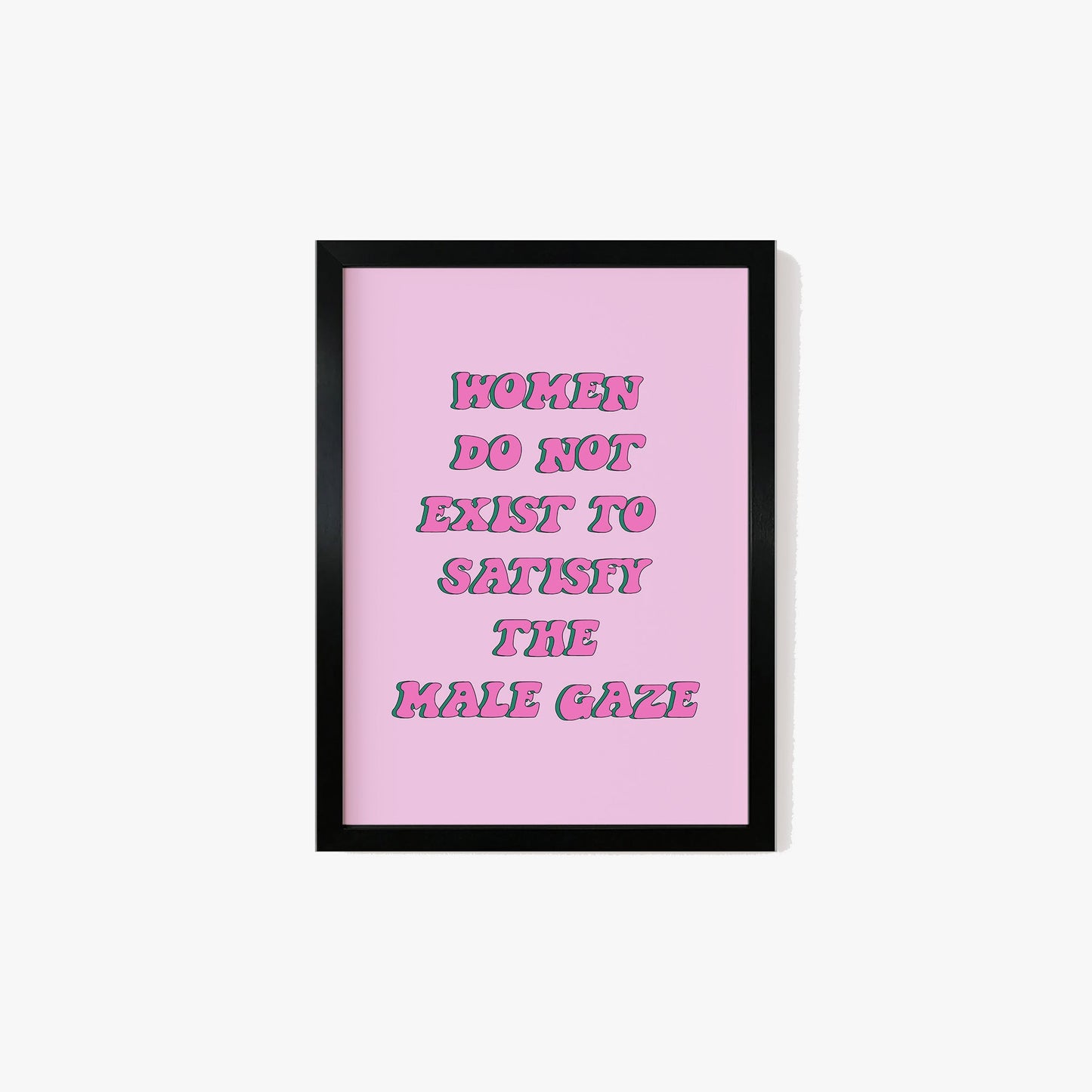 Feminist Male Gaze Print