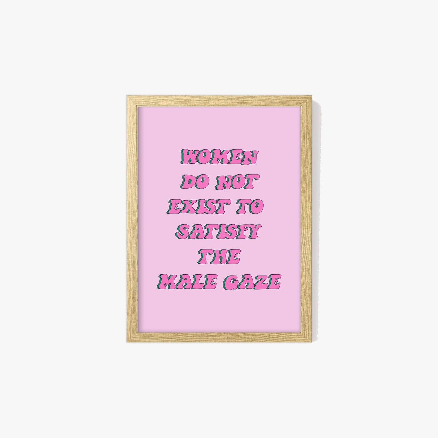 Feminist Male Gaze Print