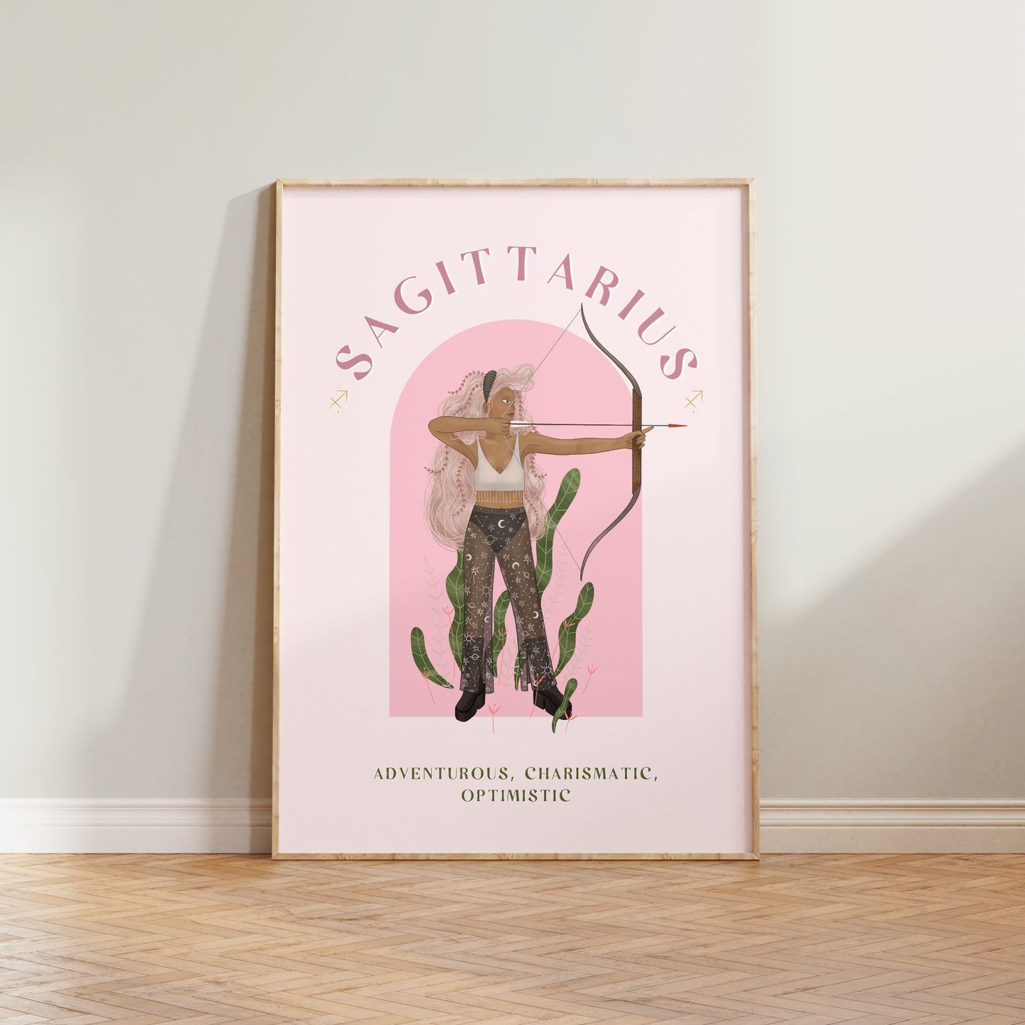 Sagittarius Illustration Print