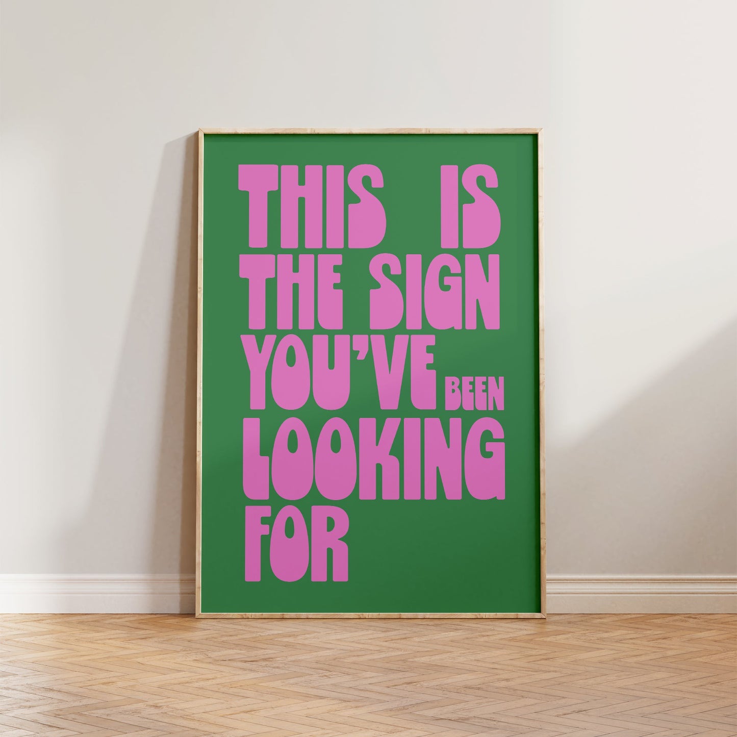 This Is The Sign Print