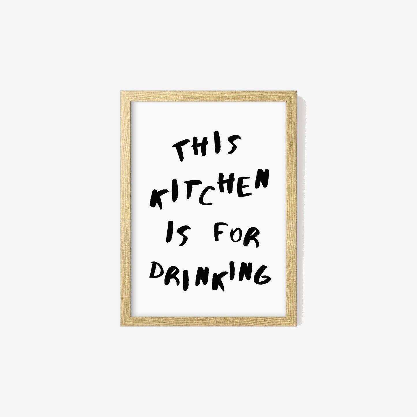 This Kitchen Is For Drinking Print