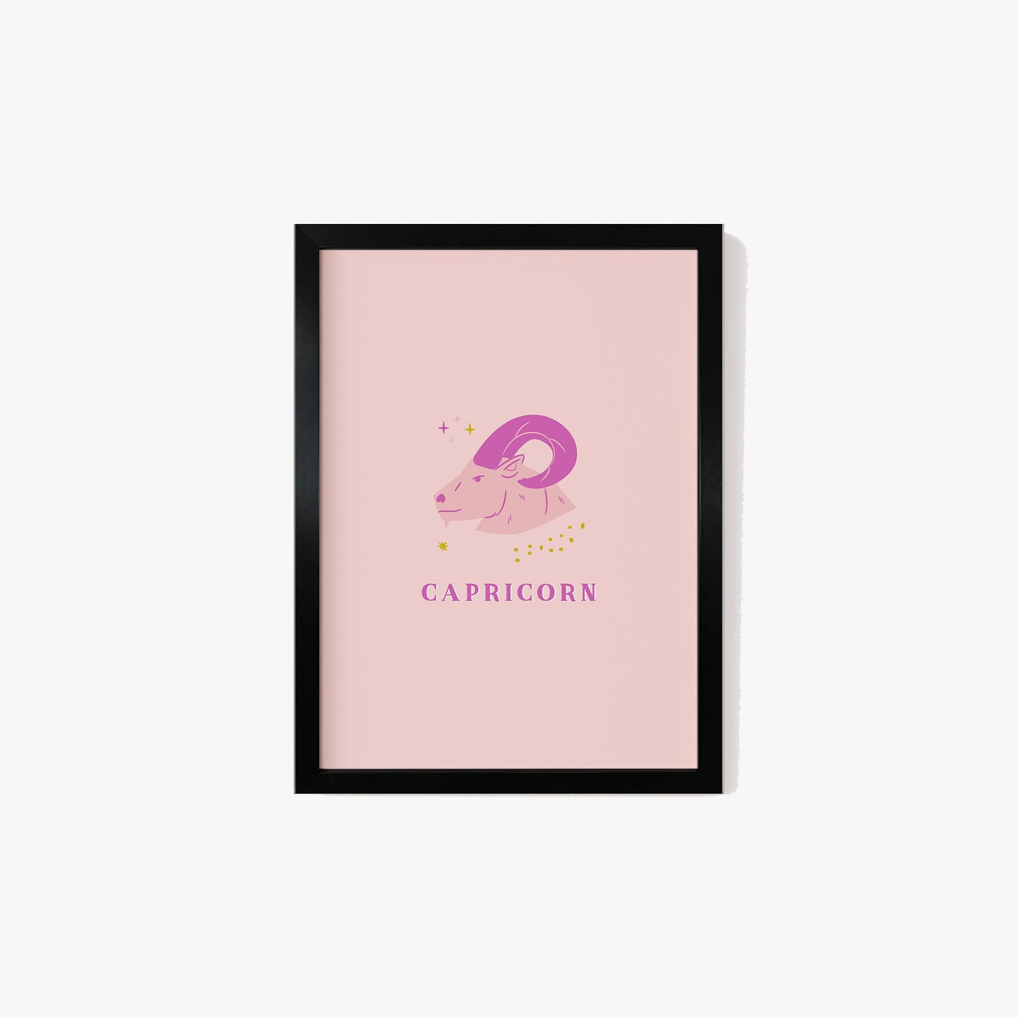 Capricorn Pink Print