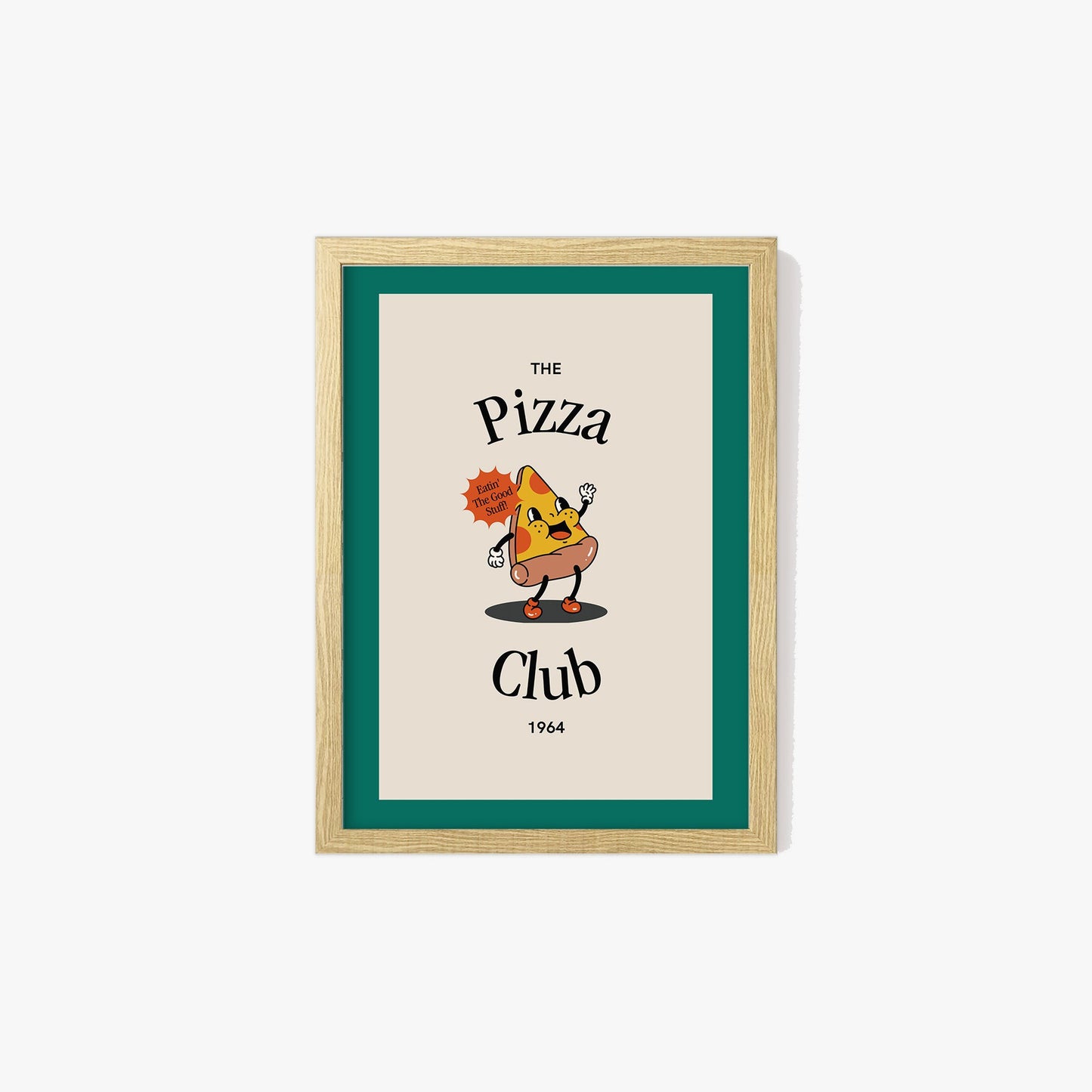 Retro Pizza Club Print