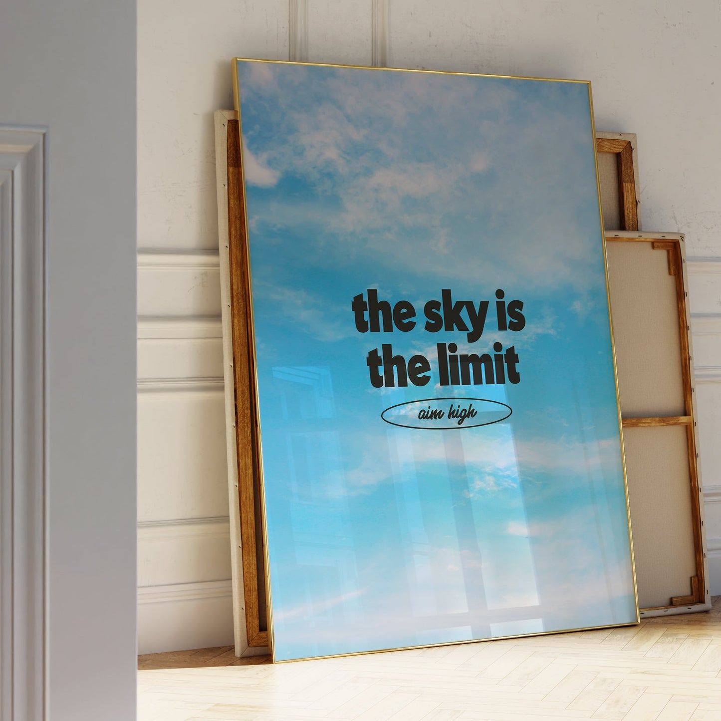 Retro The Sky Is The Limit Print