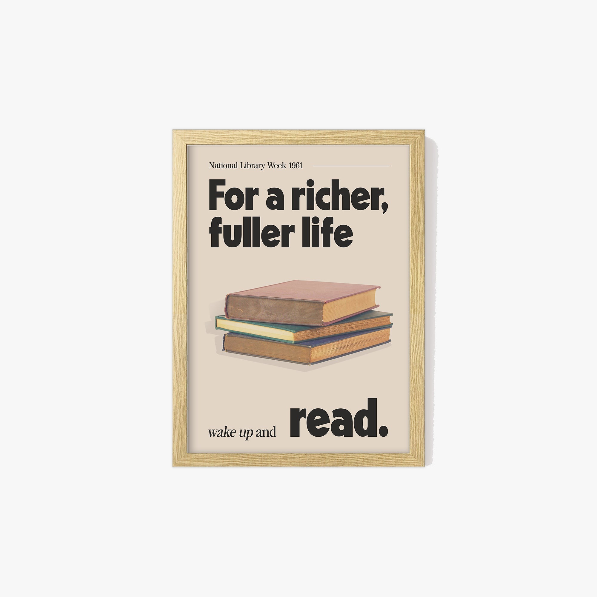 Vintage National Library Week Print – Lune Club