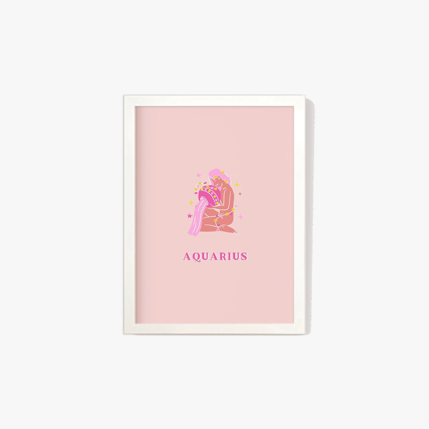 Aquarius Pink Print