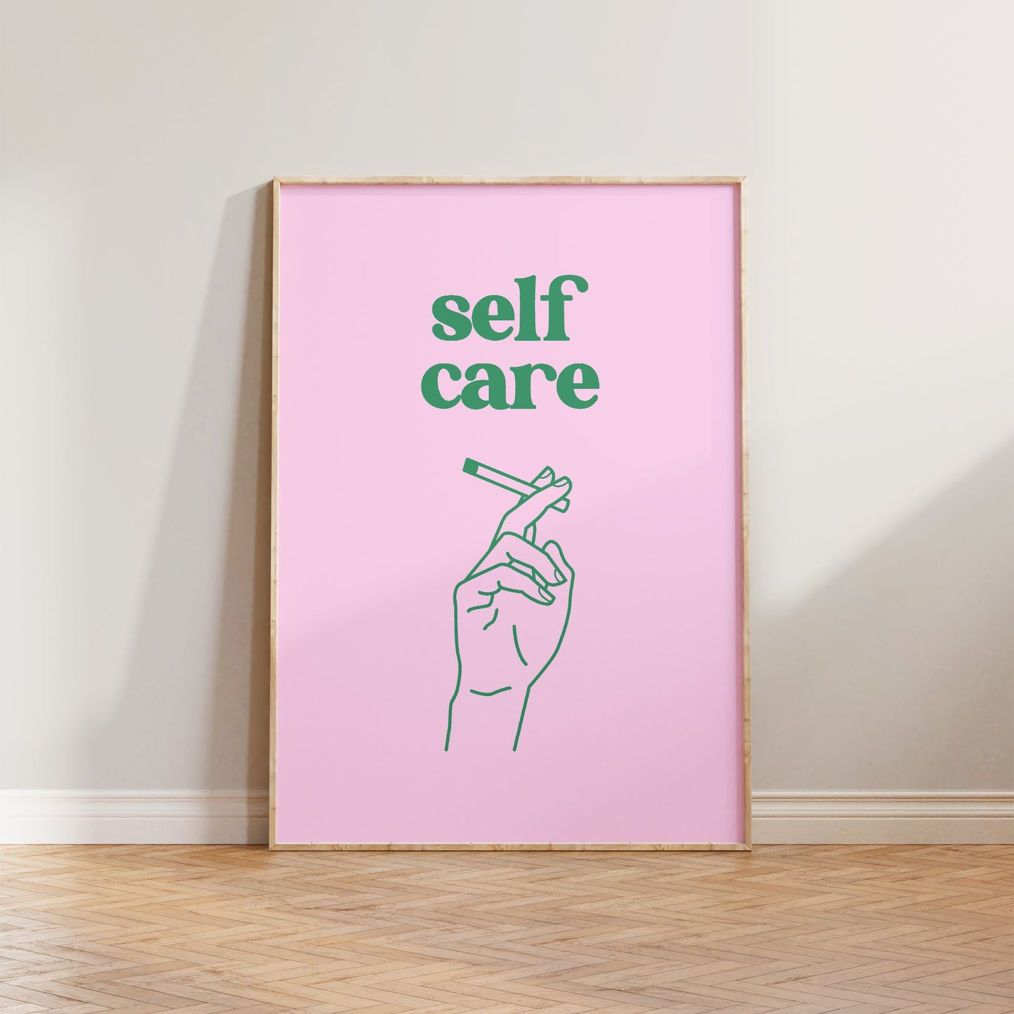 Self Care Smoking Print