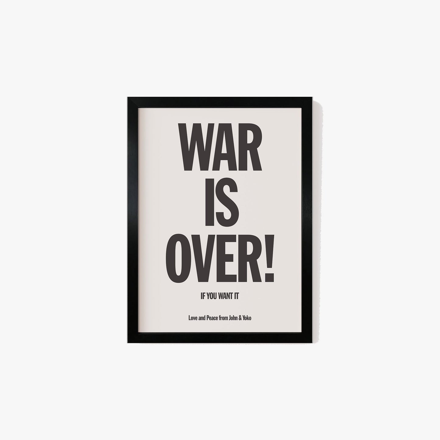 War Is Over Print