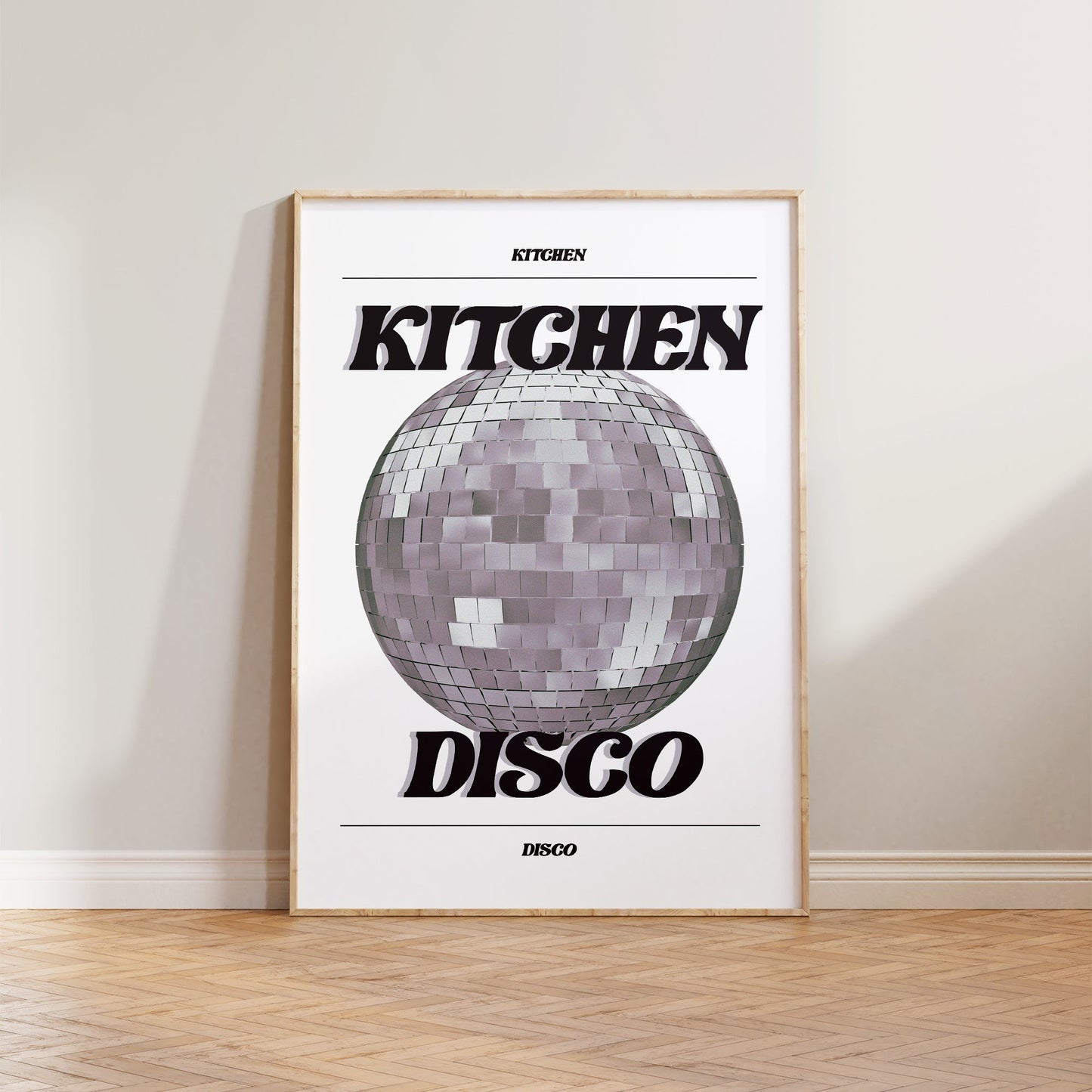 Kitchen Disco Retro Print