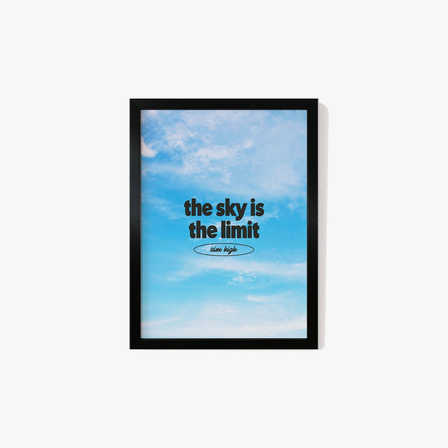 Retro The Sky Is The Limit Print