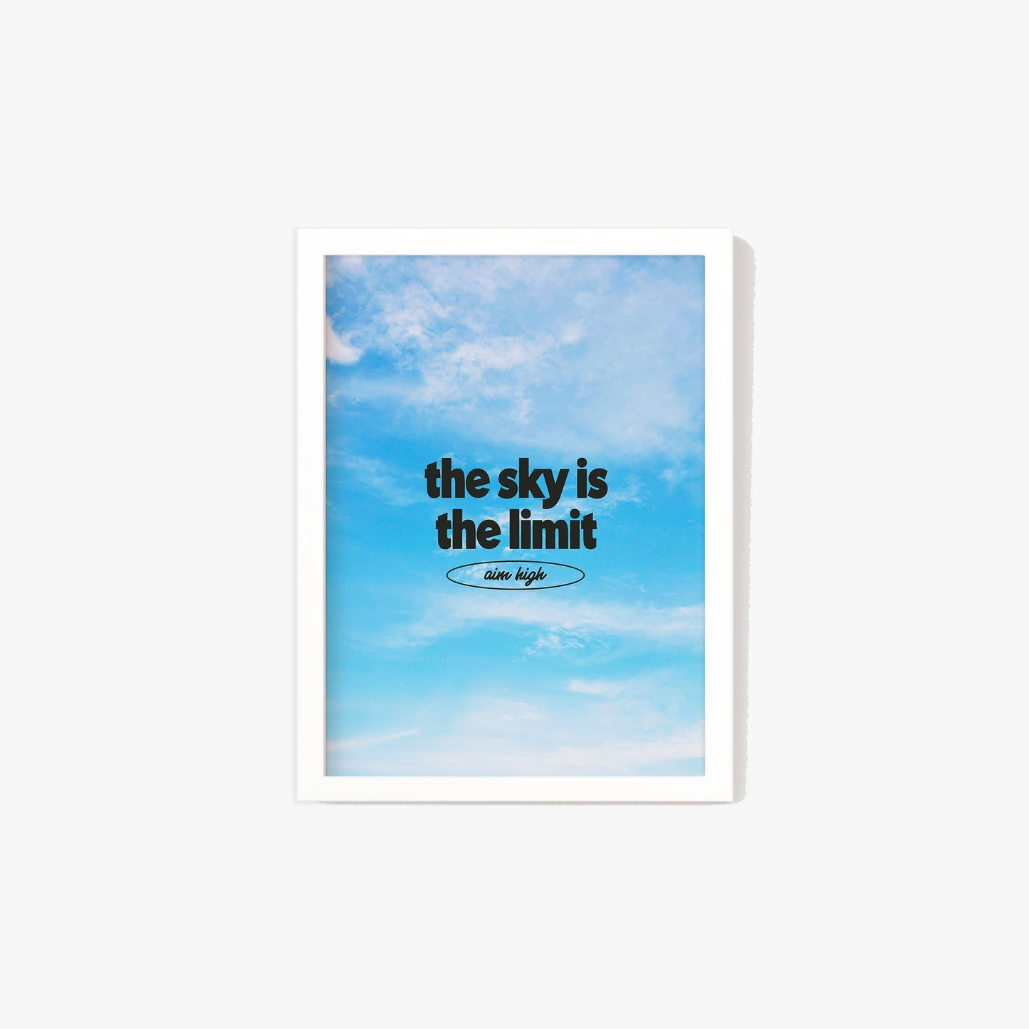 Retro The Sky Is The Limit Print