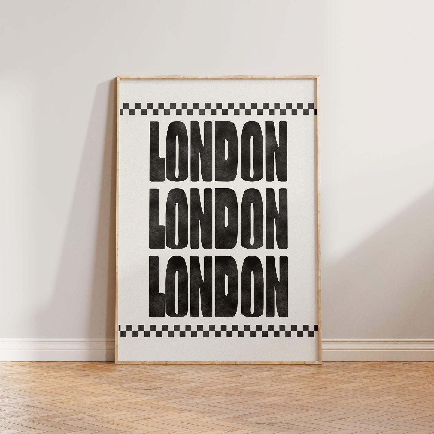 Retro London Travel Print