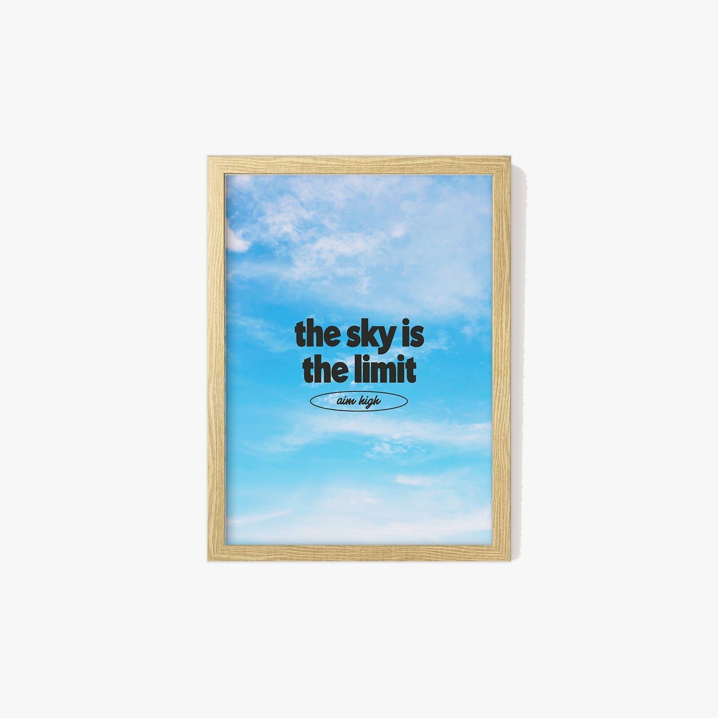 Retro The Sky Is The Limit Print