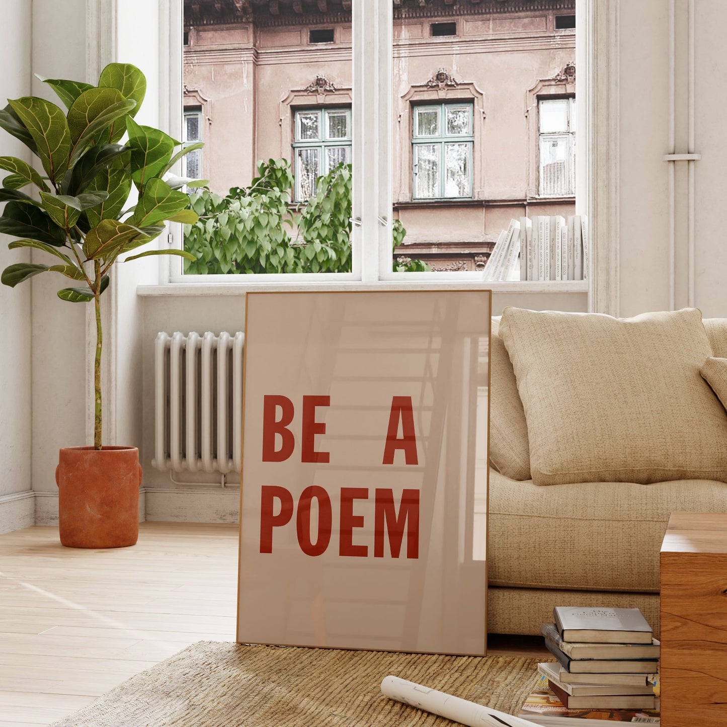 Be A Poem Print