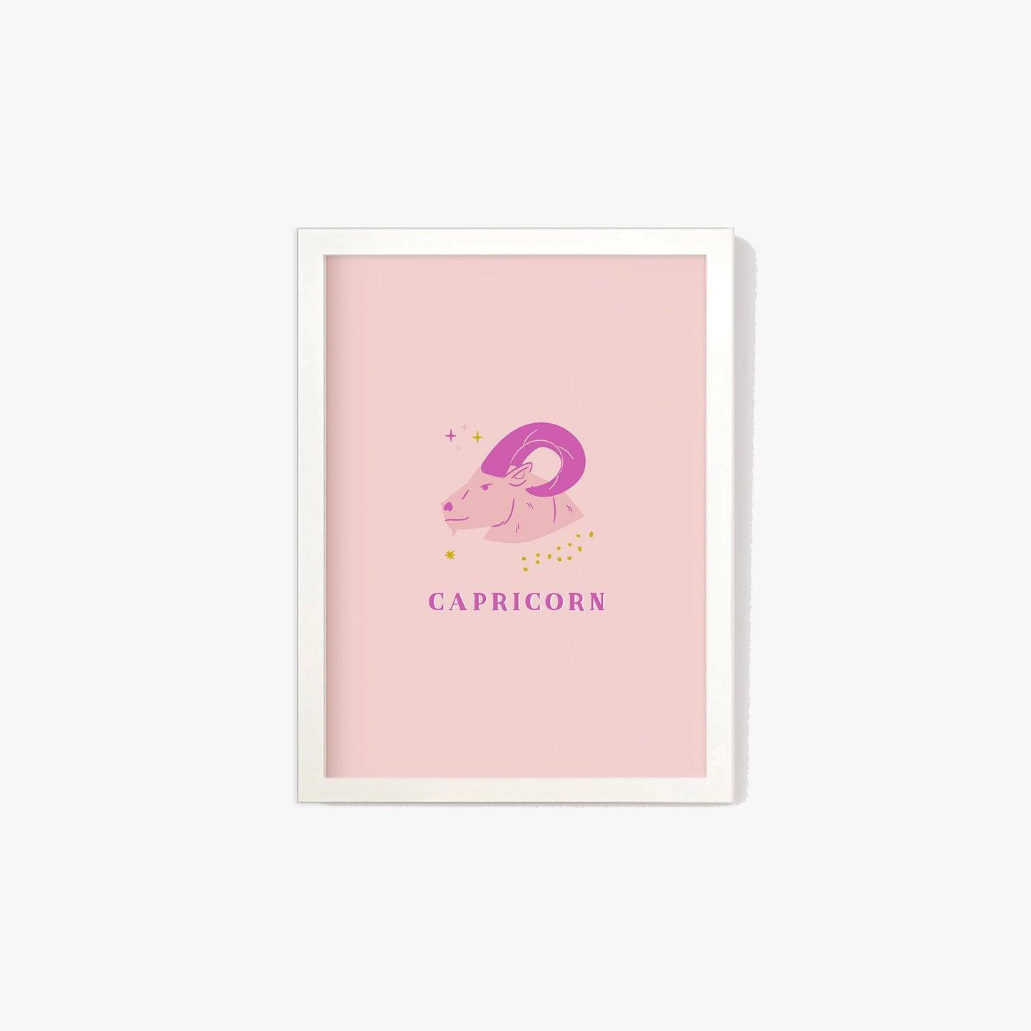 Capricorn Pink Print