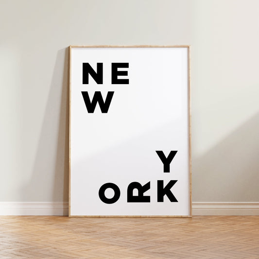 New York Travel Print