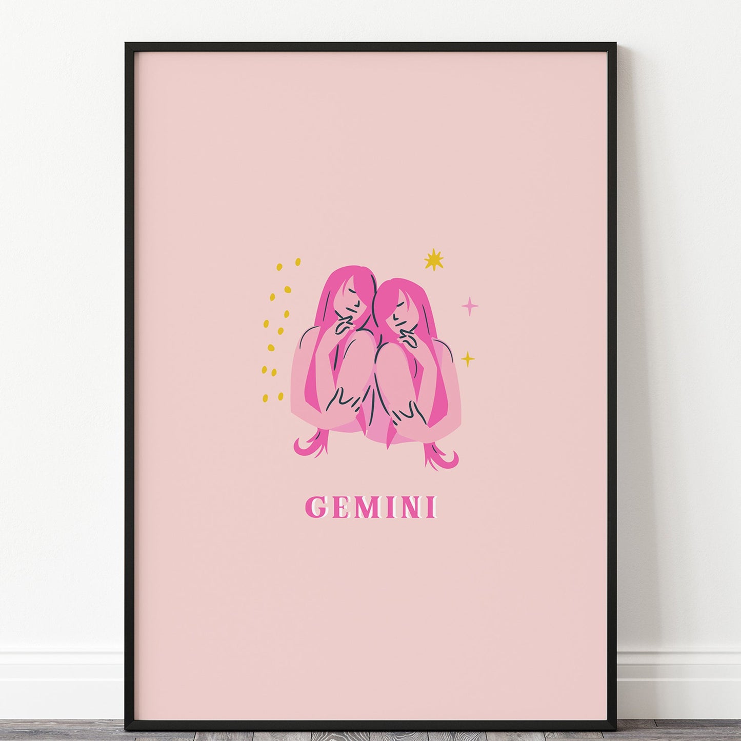 Gemini Pink Print