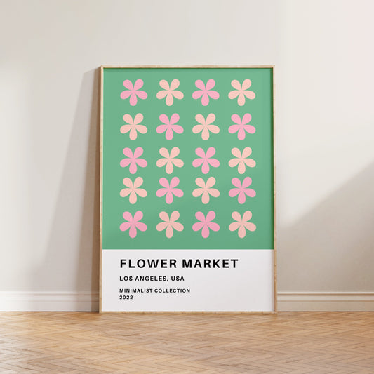 Flower Market Los Angeles Print