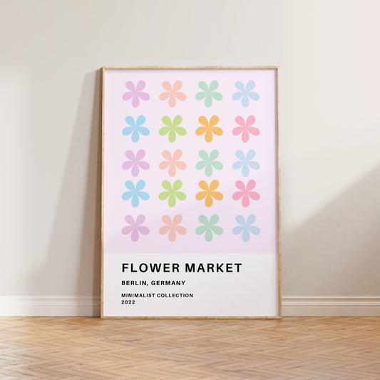 Flower Market Berlin Print