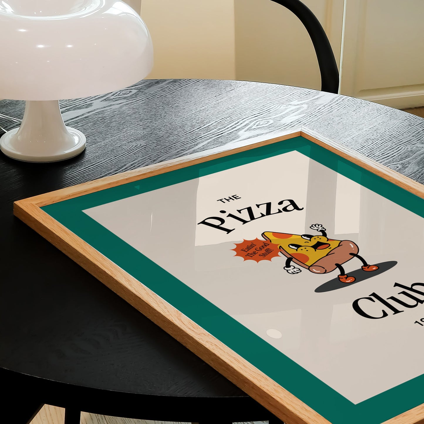 Retro Pizza Club Print