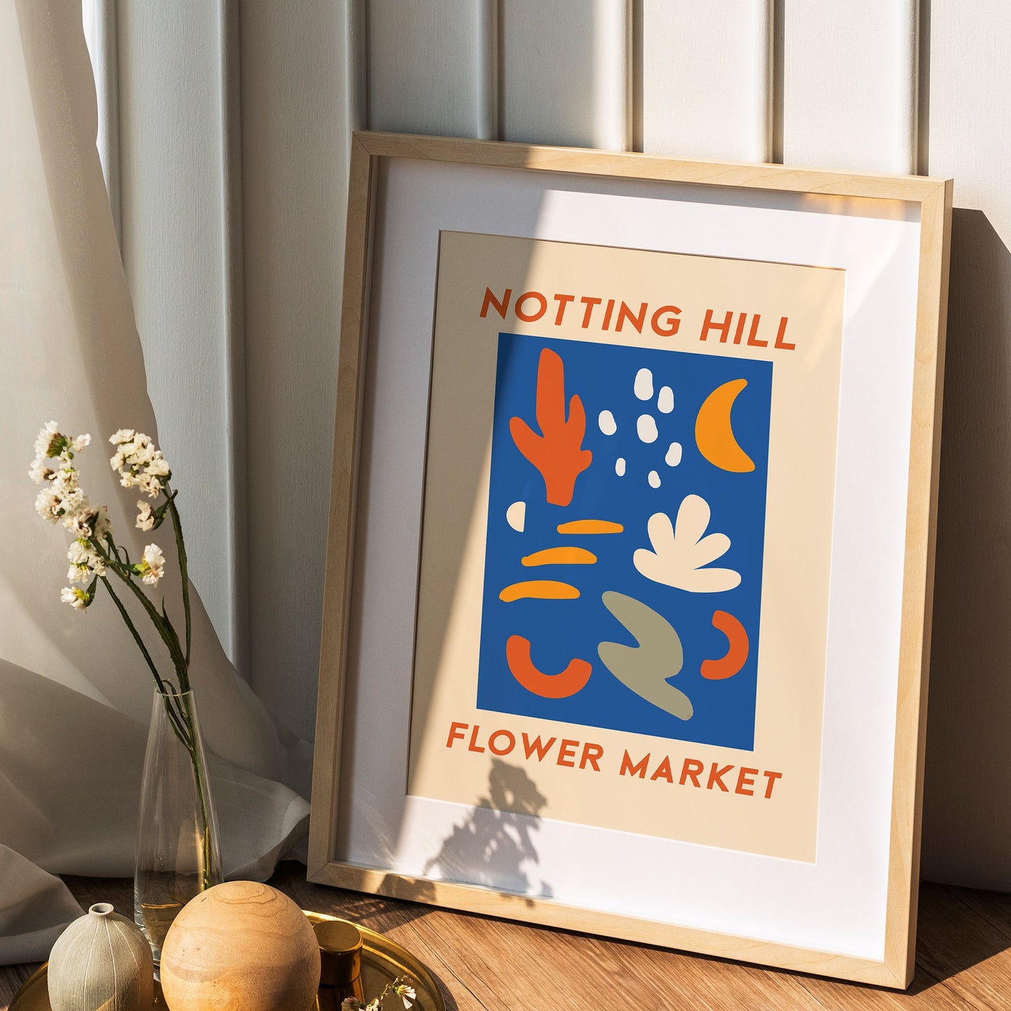 Flower Market Notting Hill Print