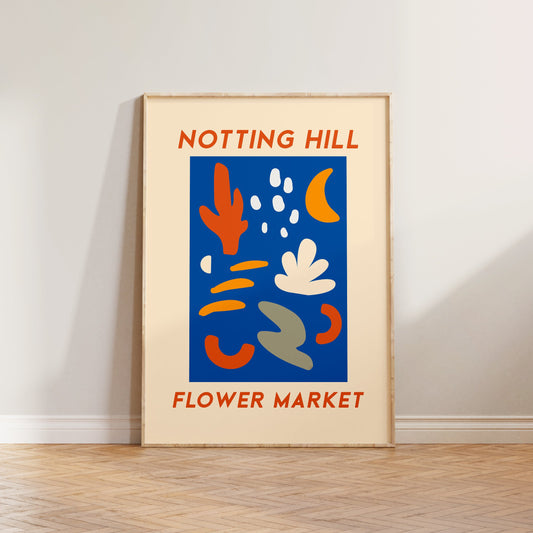 Flower Market Notting Hill Print