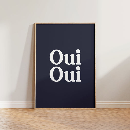 Oui Oui French Print
