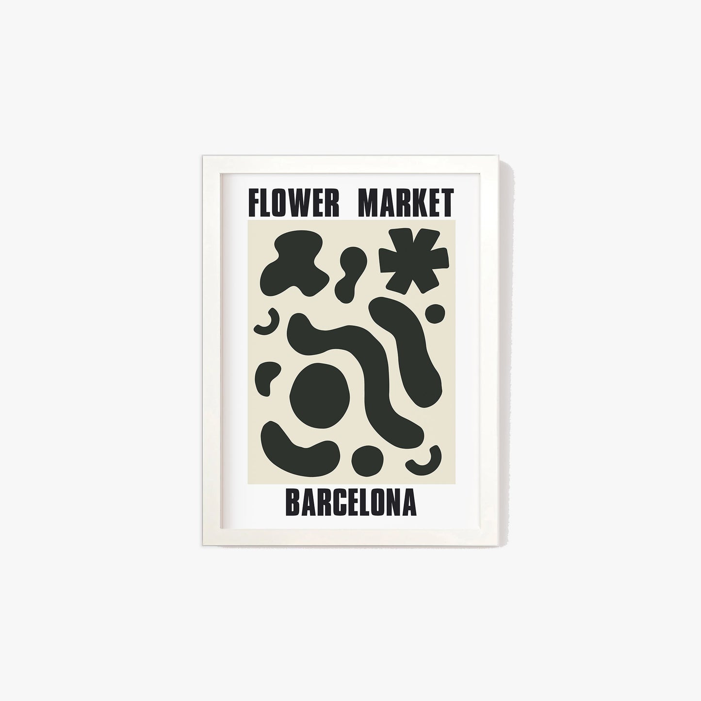 Flower Market Barcelona Print