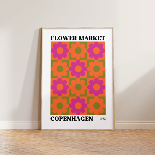 Flower Market Copenhagen Print #2