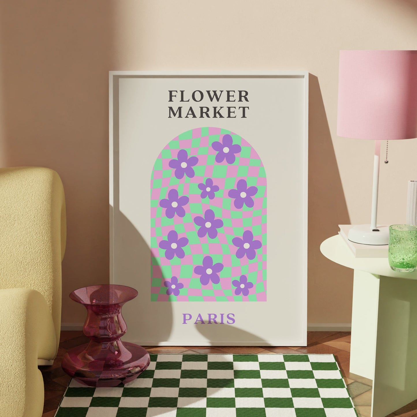 Flower Market Paris Print