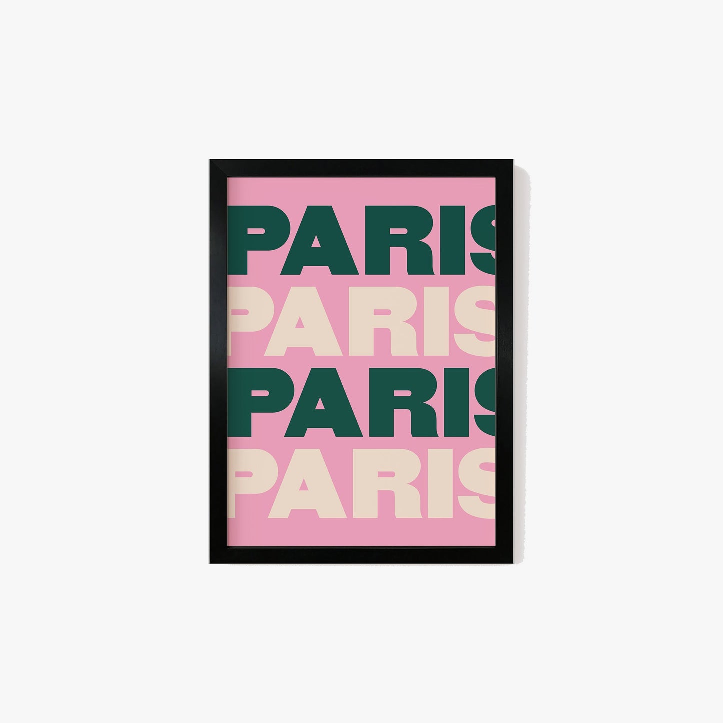 Colourful Paris Travel Print