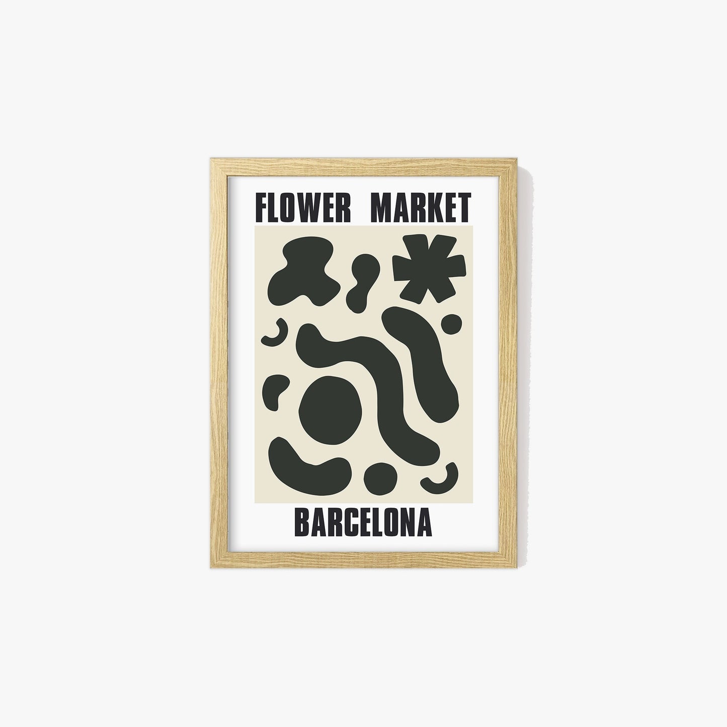 Flower Market Barcelona Print